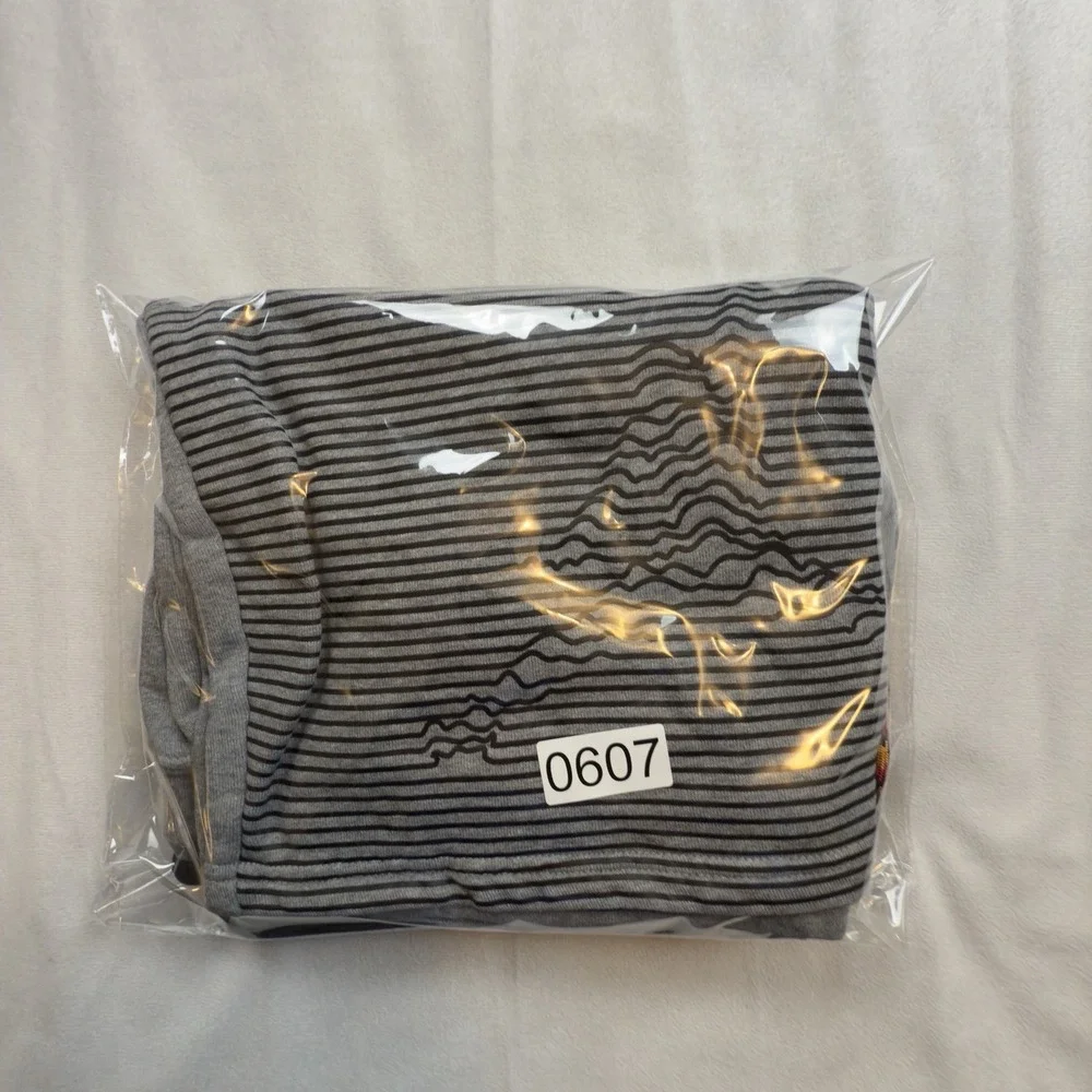 Nike Jordan Jumpman Short Mens XL Gray Black Stripe Fleece Drawstring DJ0186-091